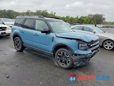 Czwarte zdjęcie samochodu z boku: 2021 FORD BRONCO SPORT OUTER BANKS VIN:3FMCR9C69MRB03040 - miniatura