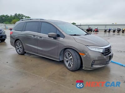 Czwarte zdjęcie samochodu z boku: 2023 HONDA ODYSSEY TOURING VIN:5FNRL6H85PB004990 - miniatura