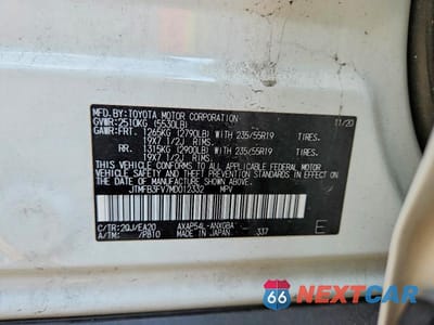 Zdjęcie 12 z 12 samochodu: 2021 TOYOTA RAV4 PRIME XSE VIN:JTMFB3FV7MD012332 - miniatura