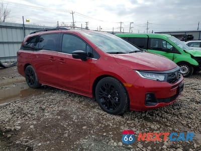 Czwarte zdjęcie samochodu z boku: 2026 HONDA ODYSSEY SPORT-L VIN:5FNRL6H78TB003138 - miniatura