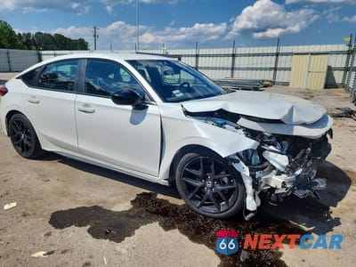 Czwarte zdjęcie samochodu z boku: 2022 HONDA CIVIC SPORT VIN:19XFL2H85NE016216 - miniatura