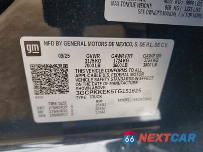 Zdjęcie 12 z 12 samochodu: 2026 CHEVROLET SILVERADO K1500 LT-L VIN:3GCPKKEK5TG151625 - miniatura