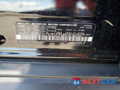 Zdjęcie 13 z 13 samochodu: 2025 MITSUBISHI OUTLANDER SPORT S VIN:JA4ARUAU6SU011500 - miniatura