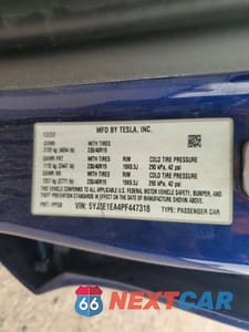 Zdjęcie 12 z 12 samochodu: 2023 TESLA MODEL 3 VIN:5YJ3E1EA4PF447318 - miniatura