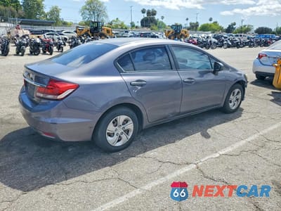 Trzecie zdjęcie samochodu z tyłu: 2015 HONDA CIVIC LX VIN:19XFB2F55FE236159 - miniatura