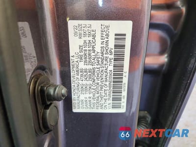 Zdjęcie 13 z 13 samochodu: 2022 HONDA CR-V EXL VIN:7FARW2H88NE055434 - miniatura