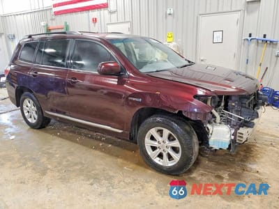 Czwarte zdjęcie samochodu z boku: 2012 TOYOTA HIGHLANDER HYBRID BASE VIN:JTEBC3EH7C2007757 - miniatura