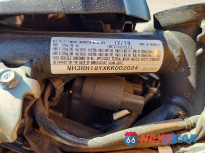 Zdjęcie 8 z 8 samochodu: 2019 YAMAHA YZFR3 A VIN:MH3RH18YXKK002024 - miniatura