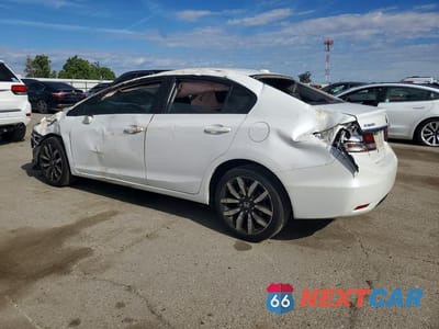 Drugie zdjęcie samochodu z przodu: 2014 HONDA CIVIC EXL VIN:19XFB2F93EE234069 - miniatura