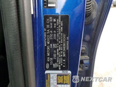 Zdjęcie 12 z 12 samochodu: 2019 KIA FORTE FE VIN:3KPF24AD8KE063497 - miniatura