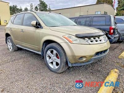 2005 NISSAN MURANO S JN8AZ08T15W325886 - główne zdjęcie licytacji z USA - miniatura