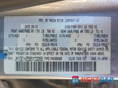 Zdjęcie 12 z 12 samochodu: 2011 MAZDA MAZDA2 VIN:JM1DE1HZ5B0103266 - miniatura