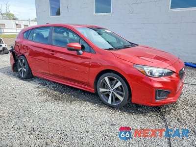 Czwarte zdjęcie samochodu z boku: 2018 SUBARU IMPREZA SPORT VIN:4S3GTAM61J3715265 - miniatura