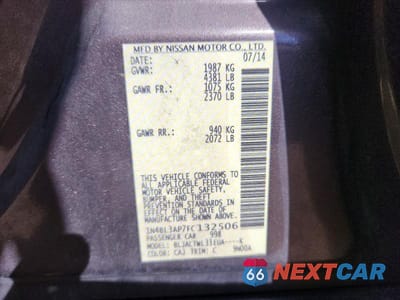 Zdjęcie 13 z 13 samochodu: 2015 NISSAN ALTIMA 3.5 SL VIN:1N4BL3AP7FC132506 - miniatura