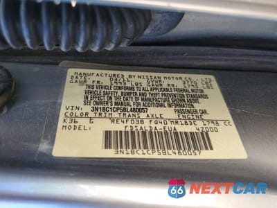 Zdjęcie 13 z 13 samochodu: 2011 NISSAN VERSA 1.8 S VIN:3N1BC1CP5BL480057 - miniatura