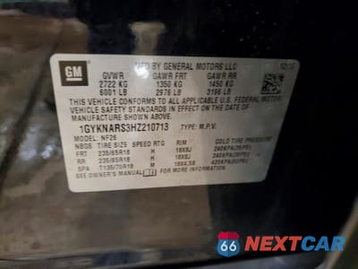 Zdjęcie 13 z 13 samochodu: 2017 CADILLAC XT5 VIN:1GYKNARS3HZ210713 - miniatura
