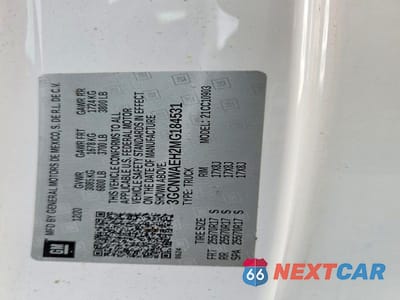 Zdjęcie 13 z 13 samochodu: 2021 CHEVROLET SILVERADO C1500 VIN:3GCNWAEH2MG184531 - miniatura
