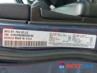 Zdjęcie 14 z 14 samochodu: 2021 JEEP GRAND CHEROKEE LIMITED VIN:1C4RJFBG0MC504165 - miniatura
