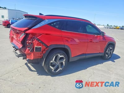 Trzecie zdjęcie samochodu z tyłu: 2022 HYUNDAI TUCSON LIMITED VIN:5NMJECAE8NH101991 - miniatura