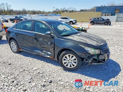 Czwarte zdjęcie samochodu z boku: 2011 CHEVROLET CRUZE LT VIN:1G1PF5S94B7127357 - miniatura