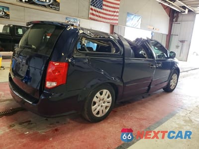 Trzecie zdjęcie samochodu z tyłu: 2014 DODGE GRAND CARAVAN SE VIN:2C4RDGBG7ER452779 - miniatura