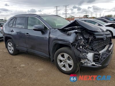 Czwarte zdjęcie samochodu z boku: 2019 TOYOTA RAV4 HYBRID XLE VIN:JTMRWRFV8KD003916 - miniatura