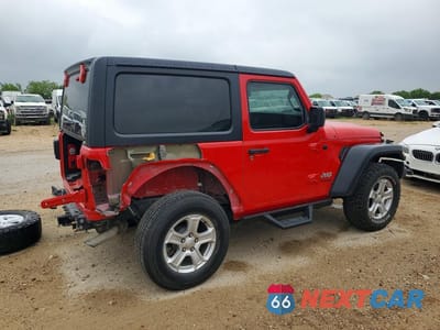 Trzecie zdjęcie samochodu z tyłu: 2019 JEEP WRANGLER SPORT VIN:1C4GJXAG7KW646152 - miniatura