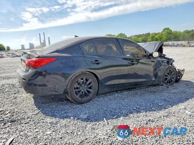Trzecie zdjęcie samochodu z tyłu: 2015 INFINITI Q50 PREMIUM VIN:JN1BV7AR7FM390955 - miniatura