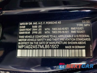 Zdjęcie 12 z 12 samochodu: 2021 PORSCHE MACAN GTS VIN:WP1AG2A57MLB51507 - miniatura