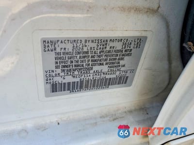 Zdjęcie 12 z 12 samochodu: 2017 NISSAN SENTRA SR VIN:3N1AB7AP2HY225608 - miniatura