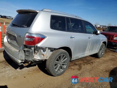 Trzecie zdjęcie samochodu z tyłu: 2008 TOYOTA HIGHLANDER HYBRID VIN:JTEEW41A782008854 - miniatura