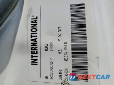 Zdjęcie 10 z 10 samochodu: 2019 INTERNATIONAL LT625 SEMI TRUCK VIN:3HCDZTZR5KL732417 - miniatura
