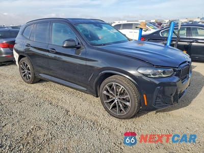Czwarte zdjęcie samochodu z boku: 2023 BMW X3 SDRIVE30I VIN:5UX43DP00P9P00630 - miniatura