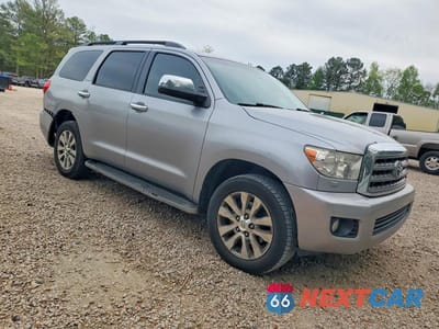 Czwarte zdjęcie samochodu z boku: 2014 TOYOTA SEQUOIA LIMITED VIN:5TDJW5G11ES093243 - miniatura