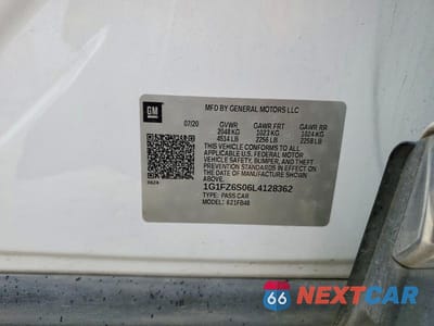 Zdjęcie 12 z 12 samochodu: 2020 CHEVROLET BOLT EV PREMIER VIN:1G1FZ6S06L4128362 - miniatura