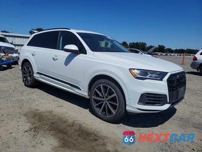 Czwarte zdjęcie samochodu z boku: 2022 AUDI Q7 PREMIUM PLUS VIN:WA1LXBF71ND015688 - miniatura
