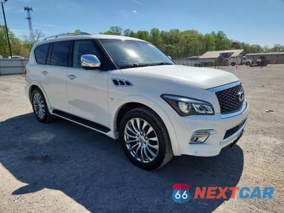 Czwarte zdjęcie samochodu z boku: 2016 INFINITI QX80 BASE VIN:JN8AZ2NCXG9401428 - miniatura