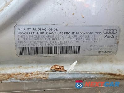 Zdjęcie 13 z 13 samochodu: 2009 AUDI A4 PREMIUM PLUS VIN:WAUSF78K49N025082 - miniatura