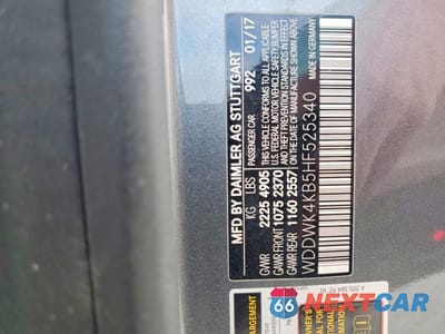 Zdjęcie 13 z 13 samochodu: 2017 MERCEDES-BENZ C 300 4MATIC VIN:WDDWK4KB5HF525340 - miniatura