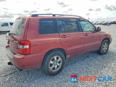 Trzecie zdjęcie samochodu z tyłu: 2004 TOYOTA HIGHLANDER BASE VIN:JTEGP21AX40037278 - miniatura