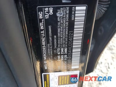 Zdjęcie 12 z 12 samochodu: 2017 MERCEDES-BENZ C 300 4MATIC VIN:55SWF4KB4HU204021 - miniatura