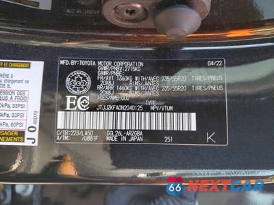 Zdjęcie 13 z 13 samochodu: 2022 LEXUS RX 350L LUXURY VIN:JTJJZKFA0N2040125 - miniatura