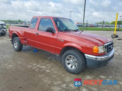 Czwarte zdjęcie samochodu z boku: 2004 FORD RANGER SUPER CAB VIN:1FTYR14U04PB49677 - miniatura