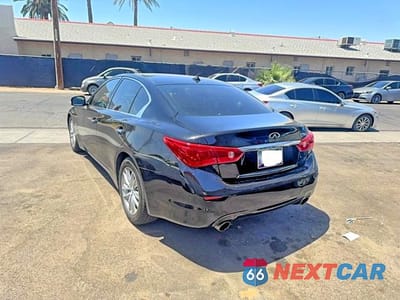 Trzecie zdjęcie samochodu z tyłu: 2015 INFINITI Q50 BASE VIN:JN1BV7AP1FM335416 - miniatura