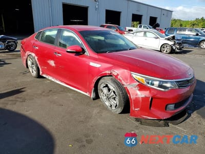 Czwarte zdjęcie samochodu z boku: 2017 KIA OPTIMA HYBRID EX VIN:KNAGU4LE0H5010539 - miniatura