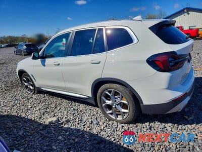 Drugie zdjęcie samochodu z przodu: 2023 BMW X3 XDRIVE30I VIN:5UX53DP09P9R14925 - miniatura
