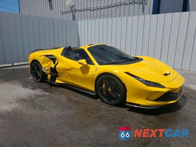 Czwarte zdjęcie samochodu z boku: 2021 FERRARI F8 SPIDER VIN:ZFF93LMA2M0262015 - miniatura