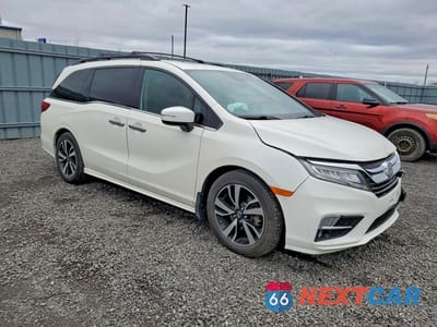 Czwarte zdjęcie samochodu z boku: 2019 HONDA ODYSSEY TOURING VIN:5FNRL6H86KB512541 - miniatura