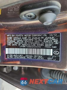 Zdjęcie 13 z 13 samochodu: 2013 LEXUS ES 350 VIN:JTHBK1GG6D2026042 - miniatura