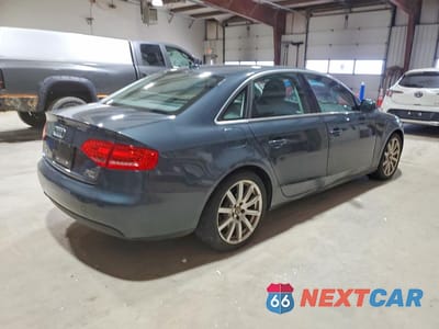 Trzecie zdjęcie samochodu z tyłu: 2010 AUDI A4 PREMIUM PLUS VIN:WAUHFBFLXAN059542 - miniatura